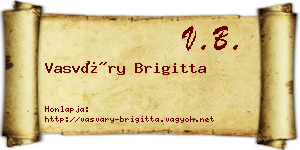 Vasváry Brigitta névjegykártya