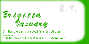 brigitta vasvary business card